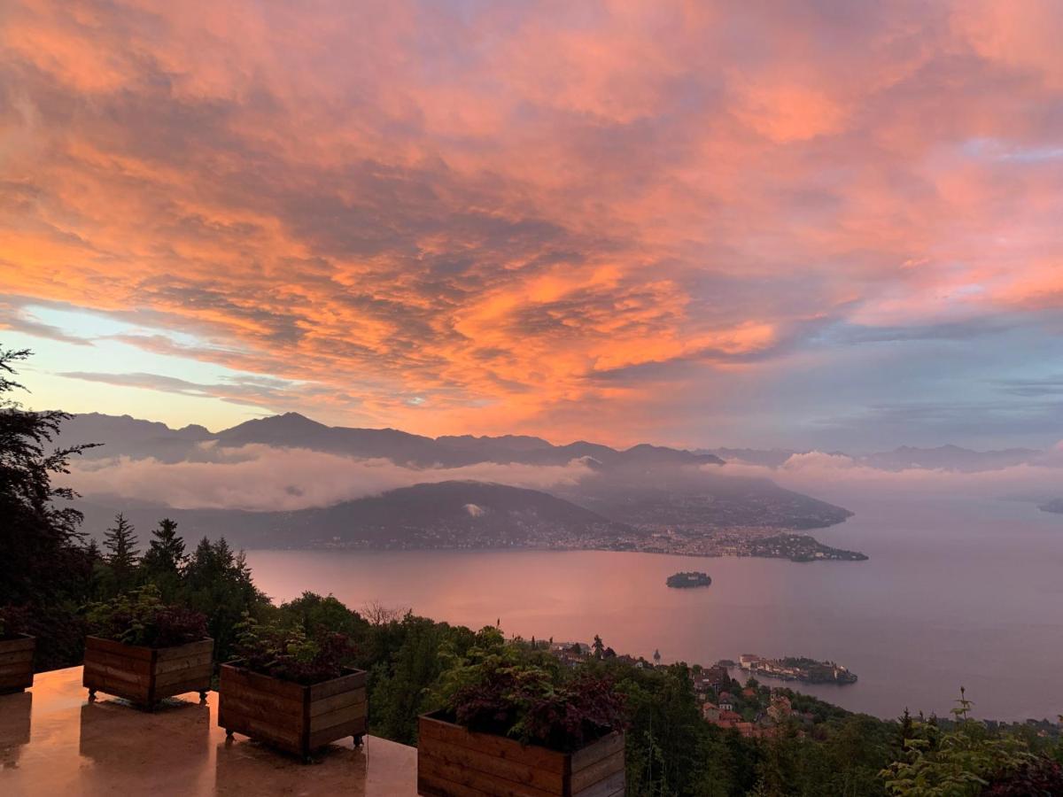 Private Luxury Spa & Silence Retreat With Spectacular View Over The Lake Maggiore Stresa Bagian luar foto