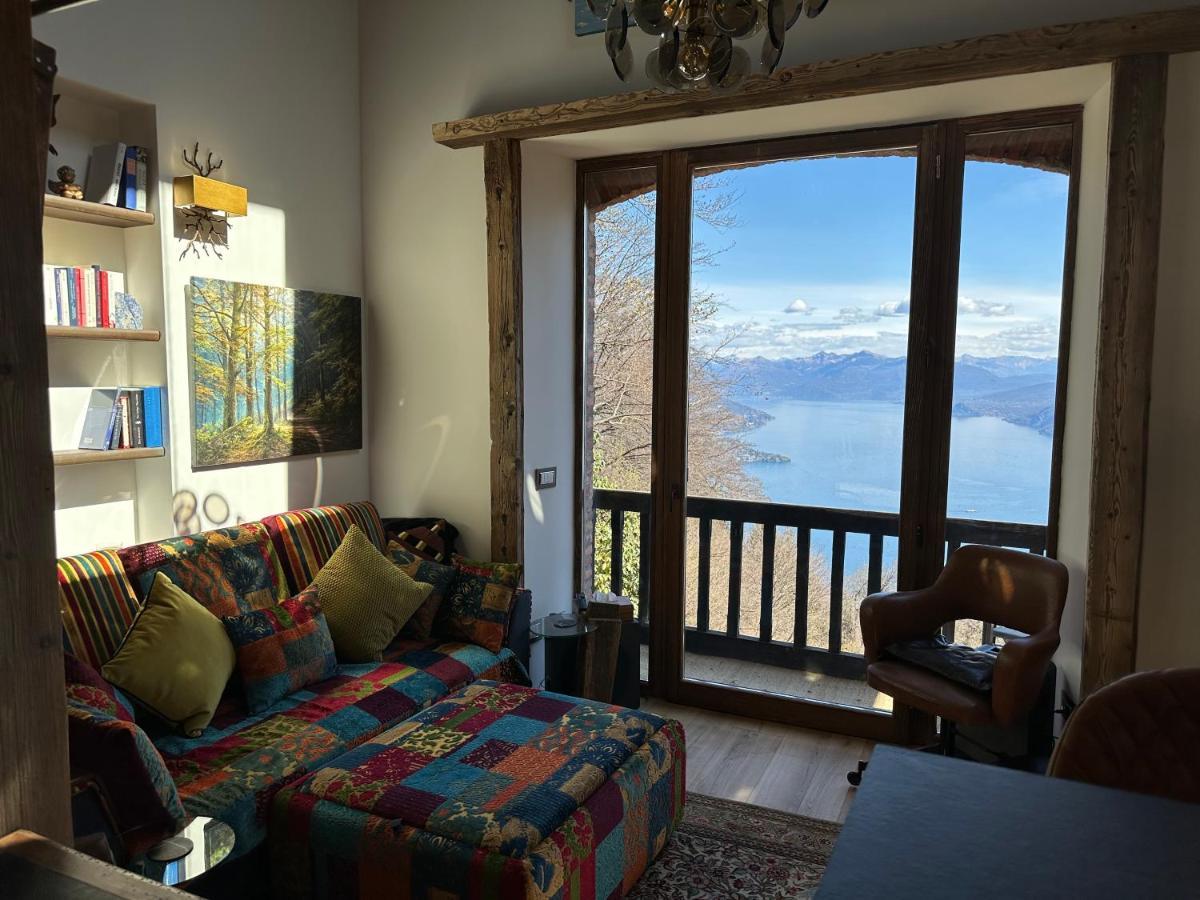Private Luxury Spa & Silence Retreat With Spectacular View Over The Lake Maggiore Stresa Bagian luar foto