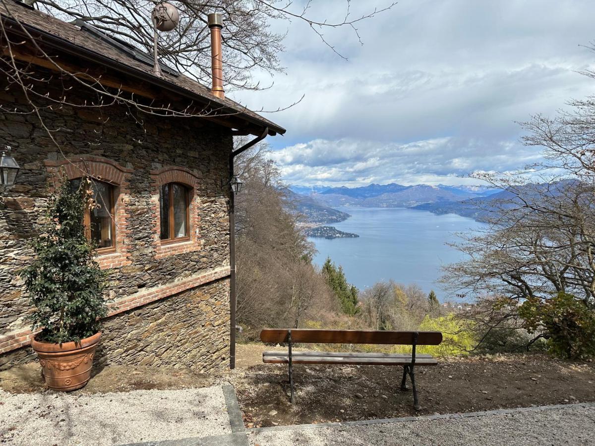 Private Luxury Spa & Silence Retreat With Spectacular View Over The Lake Maggiore Stresa Bagian luar foto